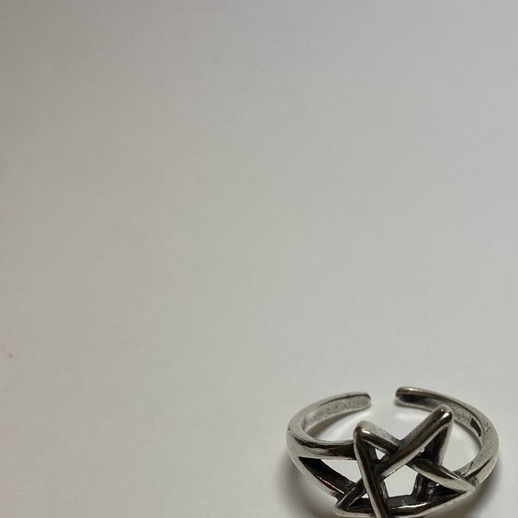 New s925 anarchy pentagram ring - Picture 6 of 11